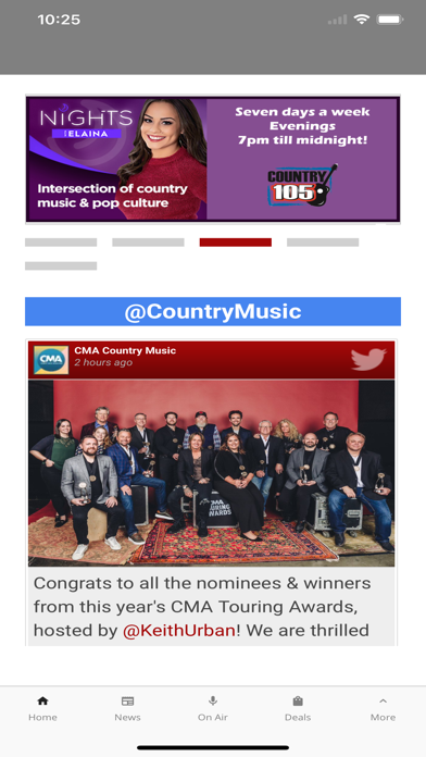 Country 105 FM Screenshot