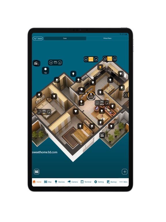 BitDomo - KNX Domotica iPad screenshot