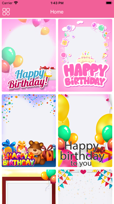 Birthday Photo Frames - WA Screenshot