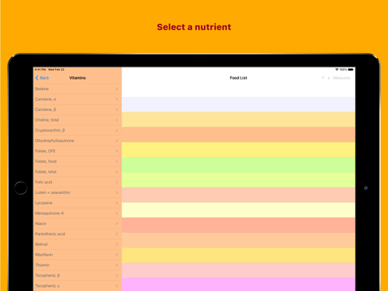 Screenshot #5 pour Foodwatts Nutrients