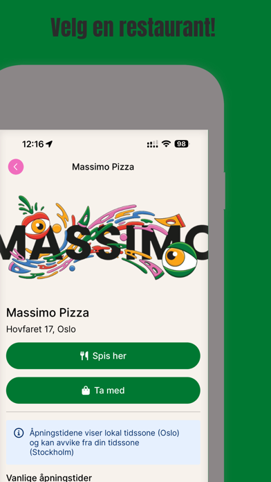 Massimo Pizza Screenshot