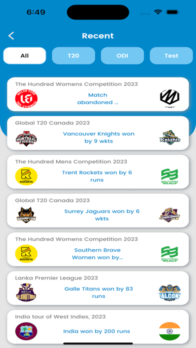 Diamond Cricket Liveline Screenshot