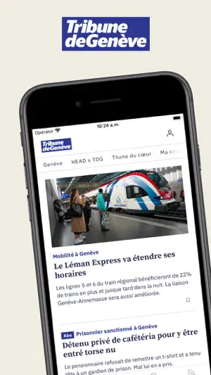 Tribune de Genève News screenshot 1