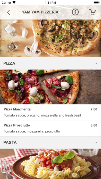 Yamyam pizzeria Screenshot