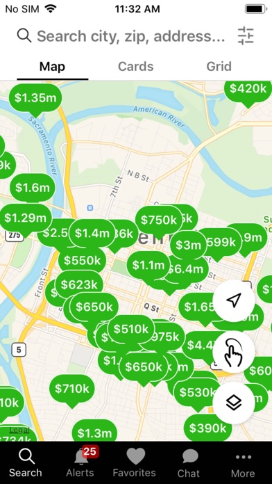 Sacramento Real Estate App Screenshot