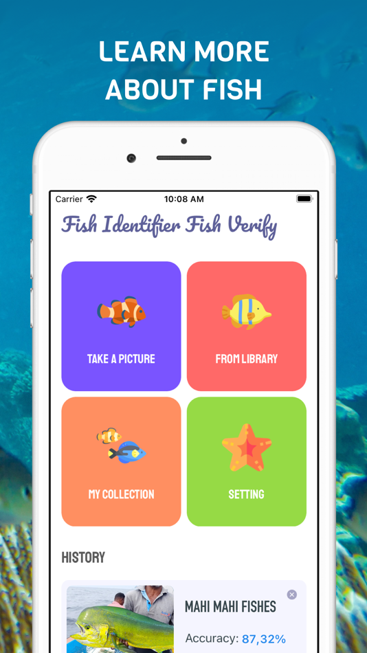#4. Fish Identifier - Fish Scanner (iOS) 由: Dinh Dong Nguyen
