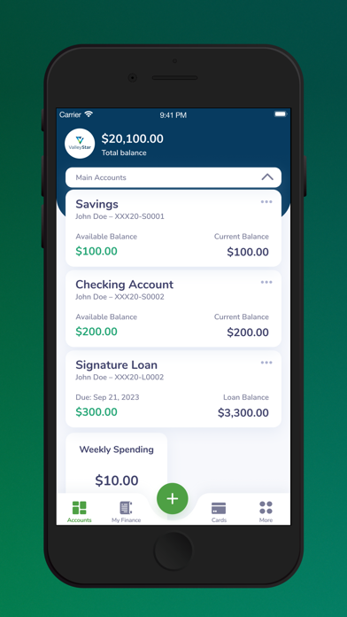ValleyStar Credit Union Screenshot