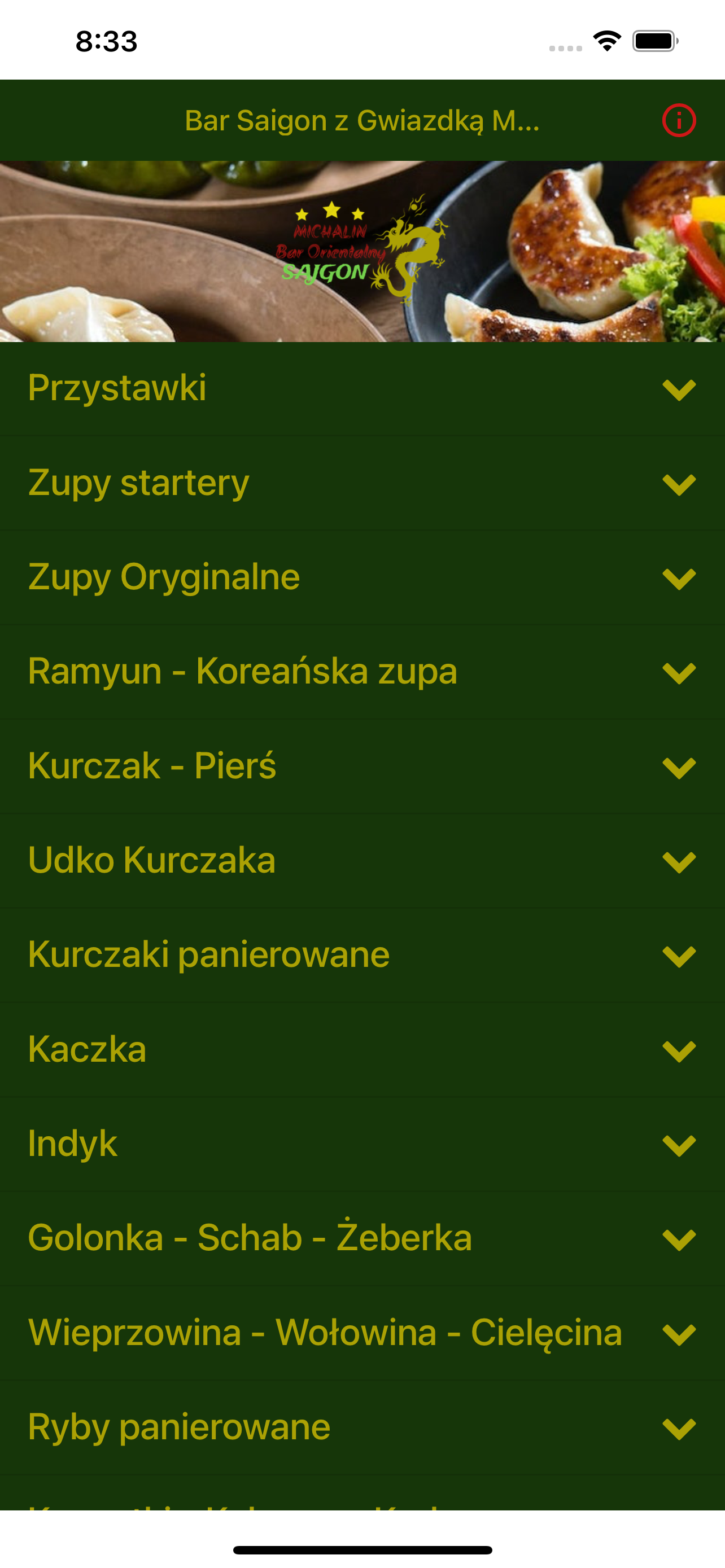 Bar Saigon z Gwiazdka Michalin