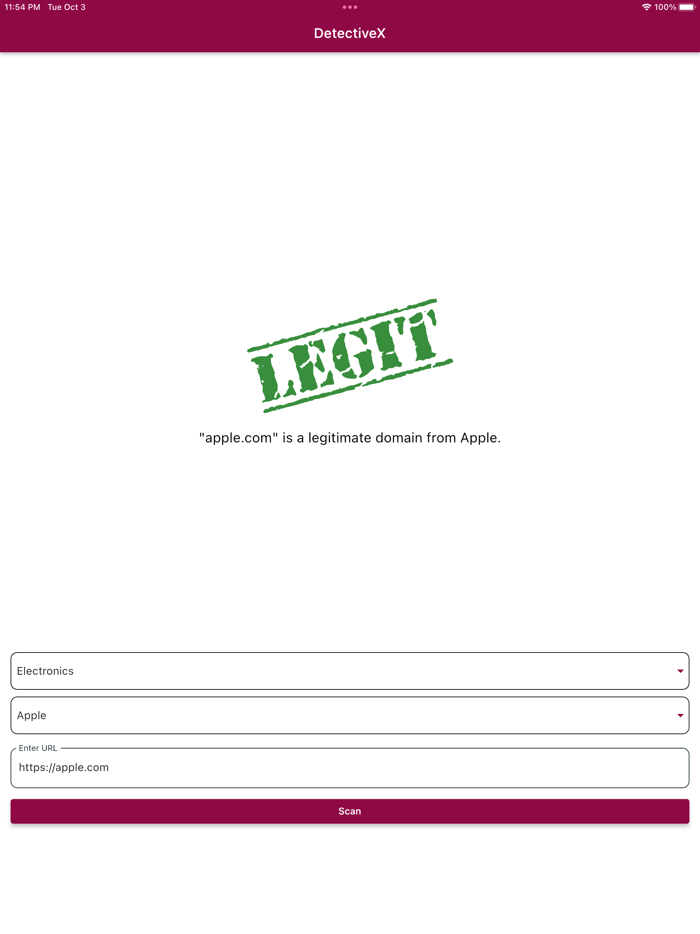 DetectiveX - Scam Detector