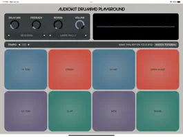Game screenshot AudioKit Drum Pad Playground hack