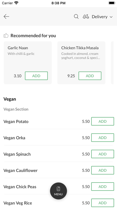 Rose Indian Takeaway Screenshot