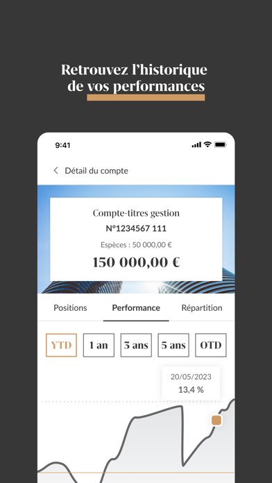 Milleis Banque Privée Screenshot