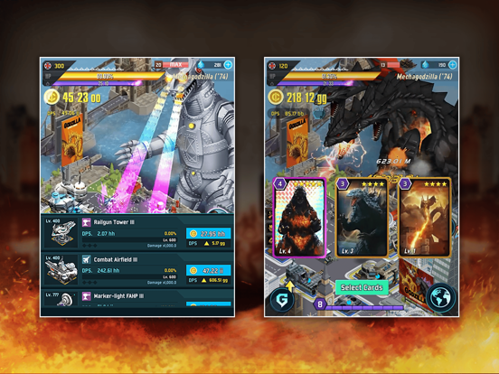 Godzilla Defense Force iPad app afbeelding 7