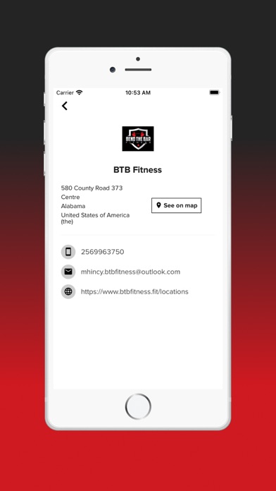 BTB-Fitness Screenshot