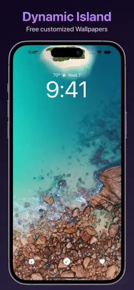 Game screenshot Wallpapers - Dynamic Island apk