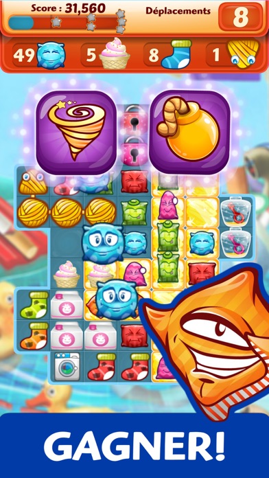 Screenshot #2 pour Dreamland Story Jeu de match 3