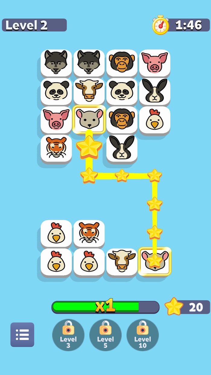 Zen Connect Three Line Match