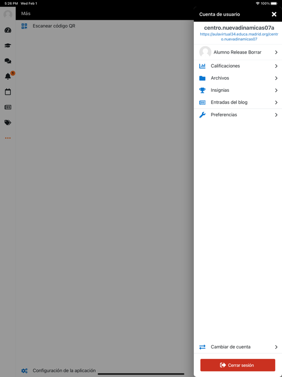 AV EducaMadrid iPad screenshot 5