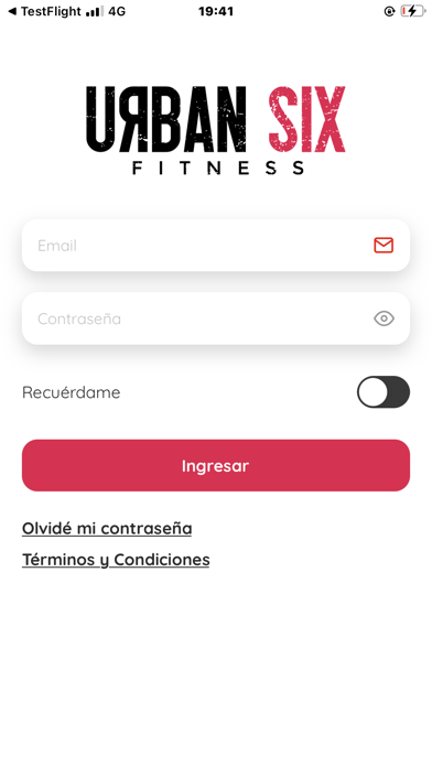 Urban Six Fitness Screenshot