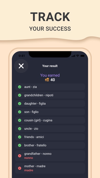 Learn Italian Words by Levels screenshot-5