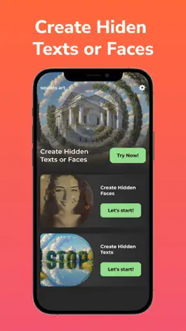 Game screenshot Hidden Face, Text: Squinty.Art mod apk