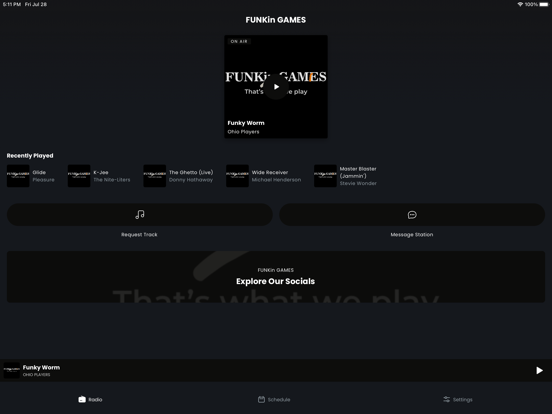FUNKin GAMES music channel iPad screenshot 1 - Music app