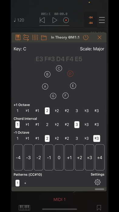 In Theory - Interval Keyboard Screenshot