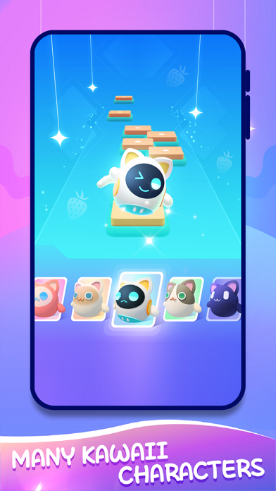 Meow Hop: Cats & Dancing Tiles Screenshot