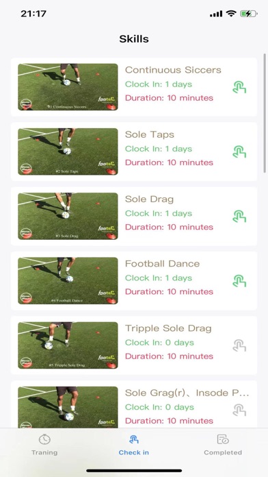 Winner-Football Training Clock Screenshot