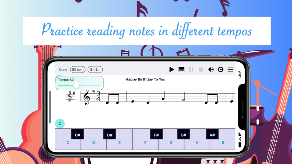 #1. Easy Note: learn music notes (iOS) 由: TRAN PHUONG