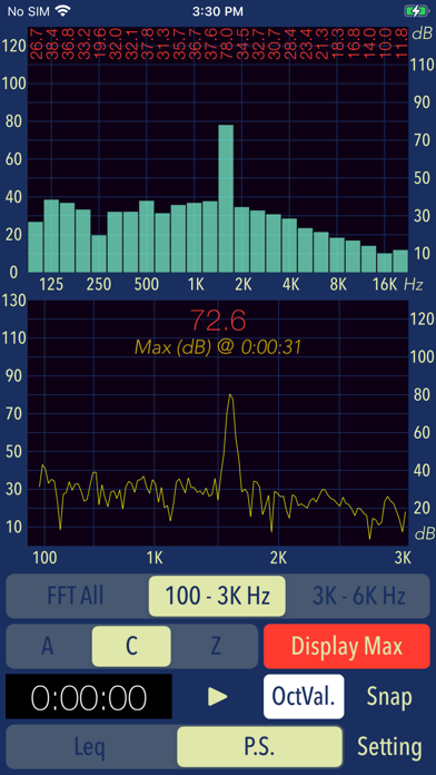 Sound Level Analyzer screenshot1