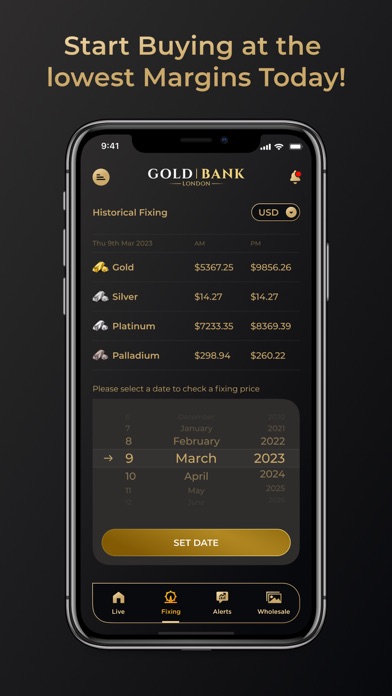 Gold Bank® Live Prices Screenshot