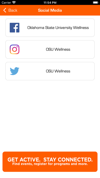 OKStateU Wellness Screenshot