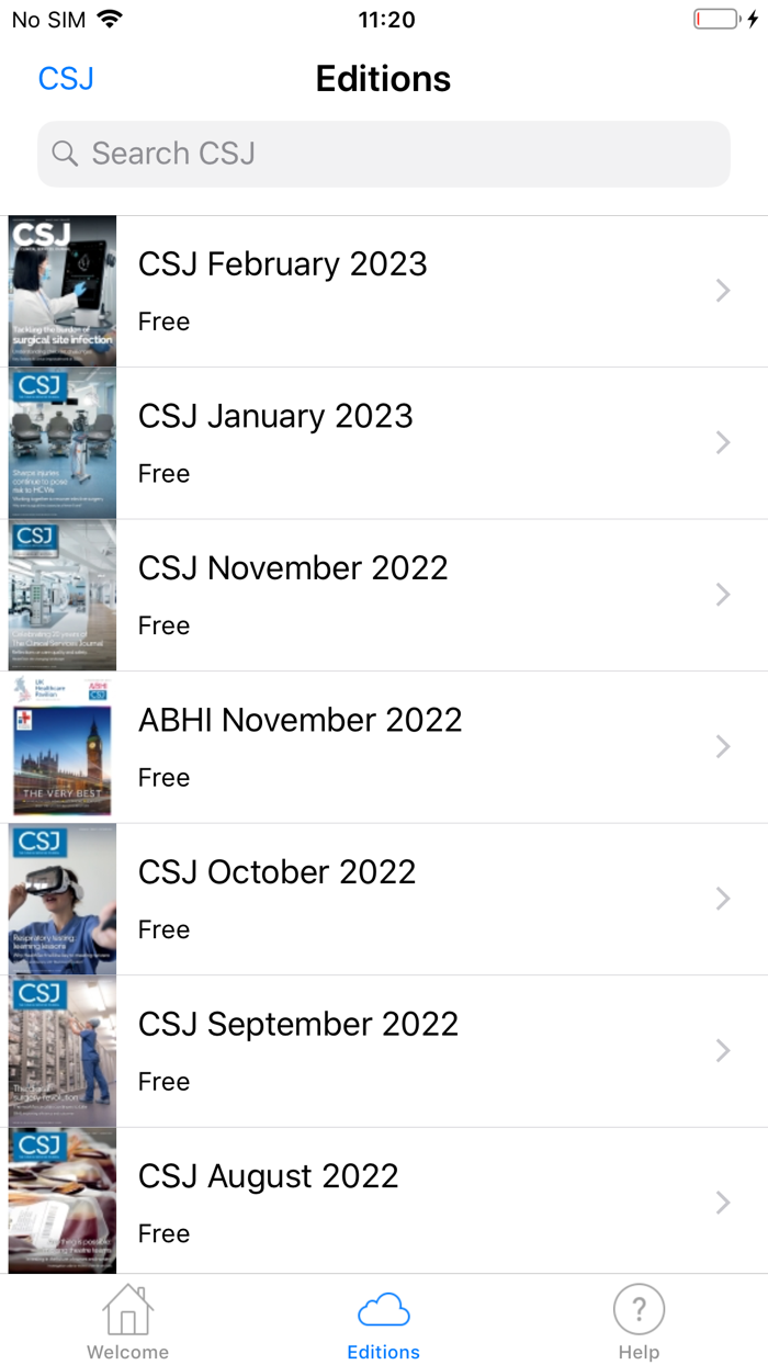 Clinical Services Journal