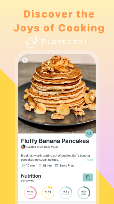 Plantiful - Healthy Recipes Screenshot