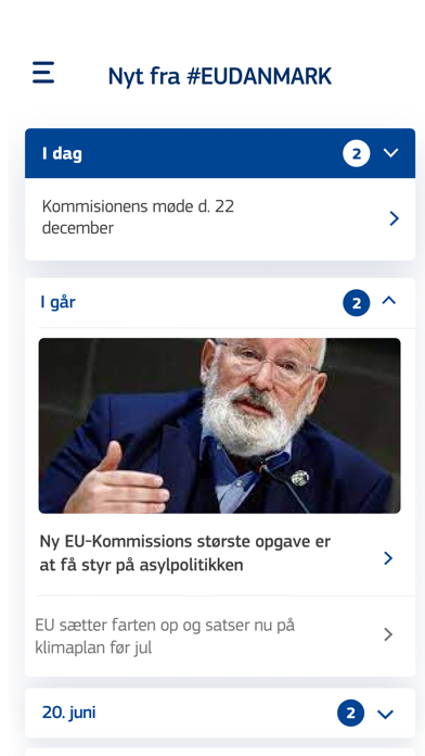 EU i Danmark Screenshot