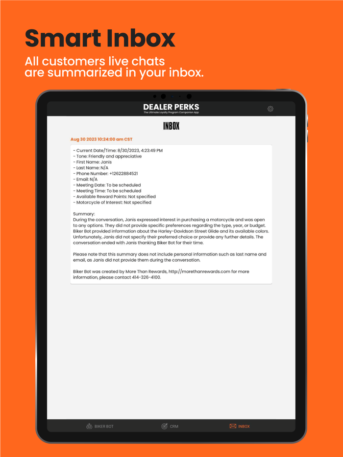 Dealer Perks  AI Sales Tools