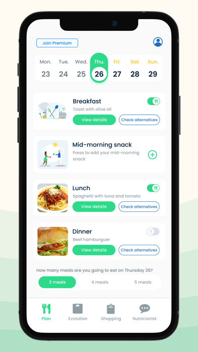 Meal Planner, Diet Coach: 4eat Screenshot