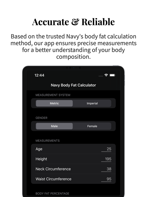 Navy Body Fat Calculator Proのおすすめ画像3
