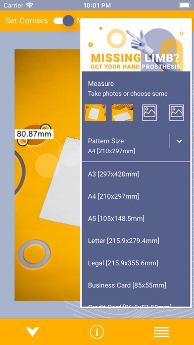 vBionic Measure Screenshot
