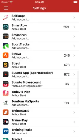 Game screenshot RunGap - Workout Data Manager hack
