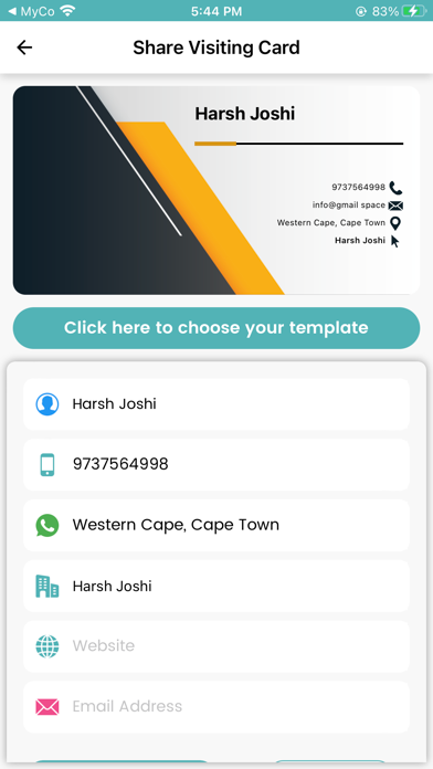 Screenshot 3 of Service Provider V Square App