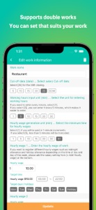 Hourly Wage Note screenshot #4 for iPhone