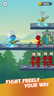 stick shooter: battle game iphone screenshot 1