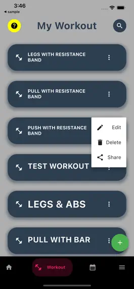 Game screenshot Custom Workout with Journal apk