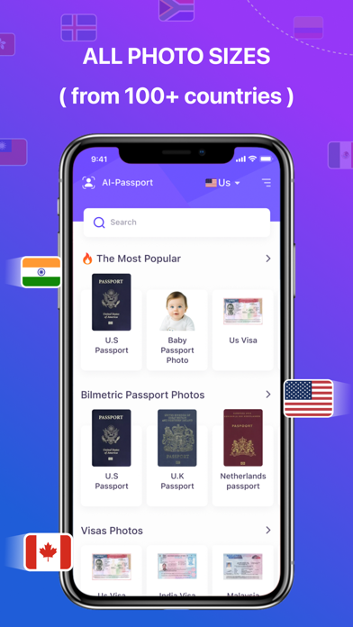 AI Passport - Visa & ID photos Screenshot