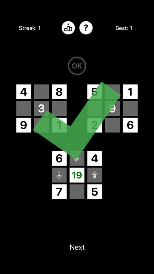 #5. Number Squares Lite (iOS) 由: Paul Scott
