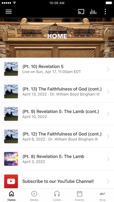 Binghamtown Baptist Church Screenshot