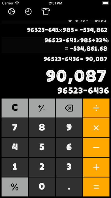 CalculatorWidgy - Widget Calc Screenshot