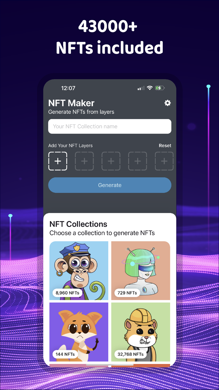 NFT Maker - Generate NFTs Art